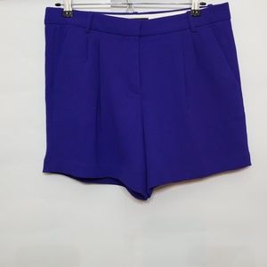 J crew pleated crepe shorts size 6